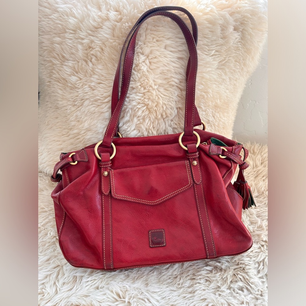 Dooney and Burke red purse